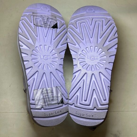 UGG Womens 8 M Light Purple Lined Ultra Mini Ankle Booties Display HU8 - Picture 6 of 7